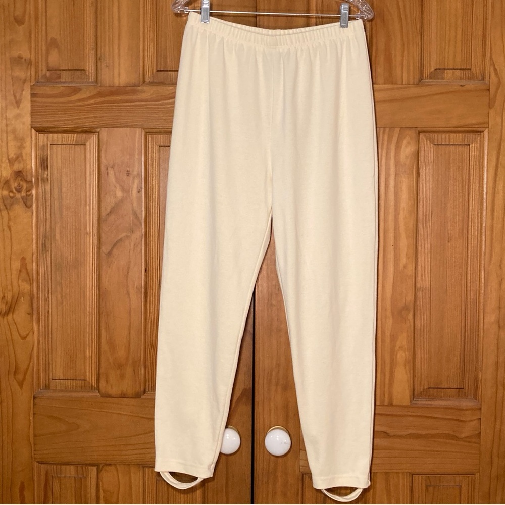 NWOT Vintage Sag Harbor Petite Stirrup Knit Pull On Pants Size LP